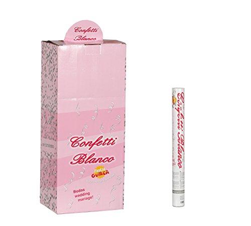 FIESTAS GUIRCA GUI6927 - Weisse Konfetti-Pistole, 50 cm komprimierte Luft von FIESTAS GUIRCA