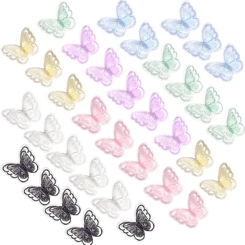 35 Stück 7 Farben Schmetterling Spitze Patches Doppellagige Organza Schmetterling Patches Stickerei Applikationen für Hochzeitskleider, Kleidung, Vorhang, DIY Handwerk Dekorationen 35 Stück 7 Farben Schmetterling Spitze Patches Doppellagige Organza Schmetterling Patches Stickerei Applikationen für Hochzeitskleider, Kleidung, Vorhang, DIY Handwerk Dekorationen von FIHOO