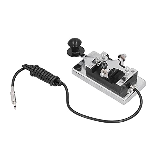 FILFEEL Morse Key, Morse Key Machine Hand Schwere Schlüssel Kurzrad Radio CW Telegraph Kommunikationsunterricht AIDS Hyk4 FILFEEL Morse Key, Morse Key Machine Hand Schwere Schlüssel Kurzrad Radio CW Telegraph Kommunikationsunterricht AIDS Hyk4 von FILFEEL