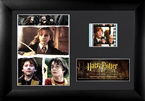 FILMCELLS Harry Potter und die Kammer des Schreckens (S8) 17,8 x 12,7 cm MiniCell Desktop-Präsentation – mit 35 mm Filmclip mit Staffelei-Ständer – offiziell lizenziertes Film-Sammelstück von FILMCELLS