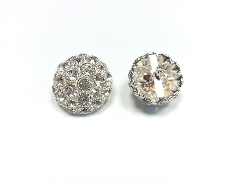 Modischer Knopf in Kugelform aus Strass 1,8 cm von FILMODA