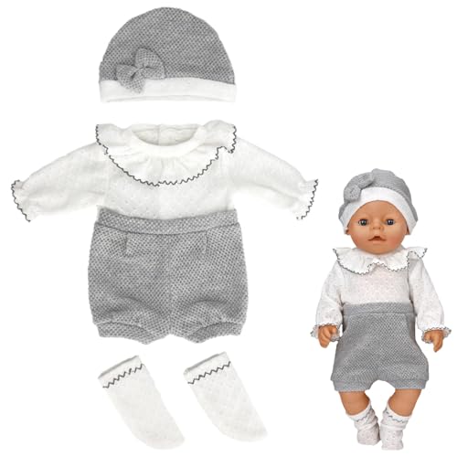 FILOEEX Puppenkleidung,Puppenkleider Set 36-45cm,Kleidung Outfits für Baby Puppen,Baby Puppensachen mit Kleiderbügel,Baby Puppe Kleidung,Kleidung Outfits für Kinder Mädchen Jungen (Mix-C) von FILOEEX