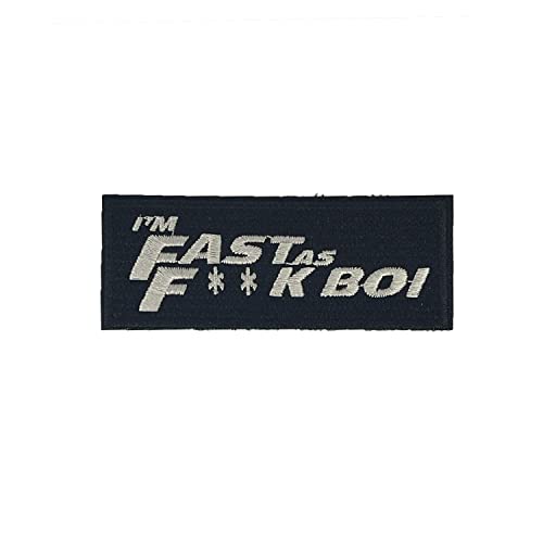 Fast As F Boi Patch, Moral Patch, Meme Patch, Moral Patch, Military Patch, Hook and Loop Tactical Backpack Murph, Veteran Owned von FILSEF