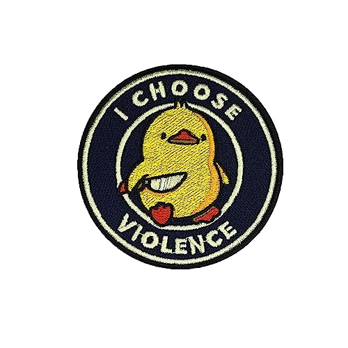 I Choose Violence, Moral Patch, Meme Patch, Moral Patch, Military Patch, Hook and Loop Tactical Rucksack, Murph, Veteran Owned von FILSEF
