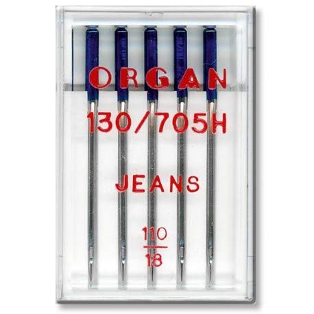 FIM Nähmaschinennadeln Flachkolben für Jeans System 130/705 H Stärke 110 von FIM