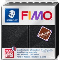 FIMO Leder-Effect - Schwarz von Schwarz