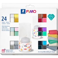 FIMO soft Materialpackung "Effect", 24er-Set von Multi