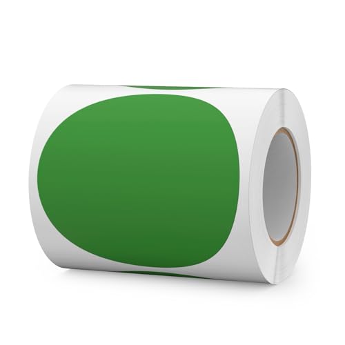 FINDAT Grün Selbstklebend Etiketten 100 mm Rund Vinyl Rolle Wasserdichte Klebeetiketten Universal Aufkleber für Büro DIY Umzug Lagerregale 300 Stück FINDAT Grün Selbstklebend Etiketten 100 mm Rund Vinyl Rolle Wasserdichte Klebeetiketten Universal Aufkleber für Büro DIY Umzug Lagerregale 300 Stück von FINDAT