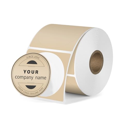 FINDAT Khaki Runde Thermo-Etiketten 30 mm Wasserdichtes Vinyl Bedruckbar Klebepunkt Aufkleber für Preis QR Code Büro Haus Kompatibel mit M110 M220 Etikettendrucker 300 Stück FINDAT Khaki Runde Thermo-Etiketten 30 mm Wasserdichtes Vinyl Bedruckbar Klebepunkt Aufkleber für Preis QR Code Büro Haus Kompatibel mit M110 M220 Etikettendrucker 300 Stück von FINDAT