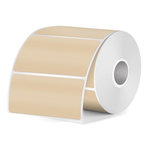 FINDAT Khaki Thermo-Etiketten 50 x 25 mm Rechteckig Wasserdichtes Vinyl Bedruckbar Thermoaufkleber für Barcode Büro Haus Kompatibel mit M110 M220 T50M Etikettendrucker 350 Stück FINDAT Khaki Thermo-Etiketten 50 x 25 mm Rechteckig Wasserdichtes Vinyl Bedruckbar Thermoaufkleber für Barcode Büro Haus Kompatibel mit M110 M220 T50M Etikettendrucker 350 Stück von FINDAT