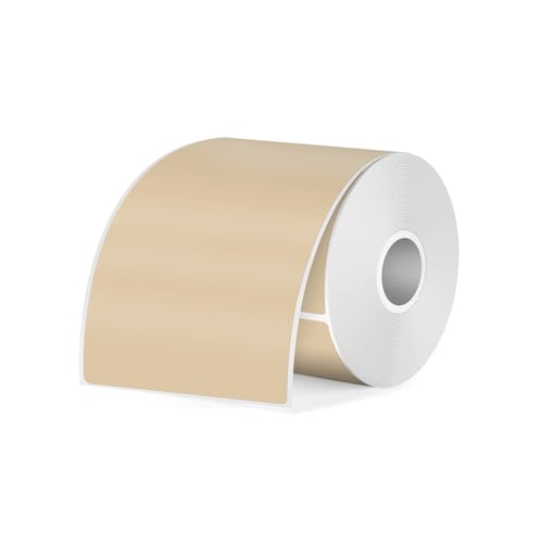 FINDAT Khaki Thermo-Etiketten 50 x 80 mm Rechteckig Wasserdichtes Vinyl Bedruckbar Thermoaufkleber für Barcode Büro Haus Kompatibel mit M110 M220 T50M Etikettendrucker 100 Stück FINDAT Khaki Thermo-Etiketten 50 x 80 mm Rechteckig Wasserdichtes Vinyl Bedruckbar Thermoaufkleber für Barcode Büro Haus Kompatibel mit M110 M220 T50M Etikettendrucker 100 Stück von FINDAT