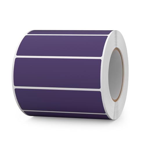 FINDAT Violett Selbstklebend Etiketten 76 × 25 mm Rechteckig Vinyl Rolle Wasserdichte Klebeetiketten Universal Aufkleber für Büro DIY Umzug Lagerregale 1000 Stück FINDAT Violett Selbstklebend Etiketten 76 × 25 mm Rechteckig Vinyl Rolle Wasserdichte Klebeetiketten Universal Aufkleber für Büro DIY Umzug Lagerregale 1000 Stück von FINDAT