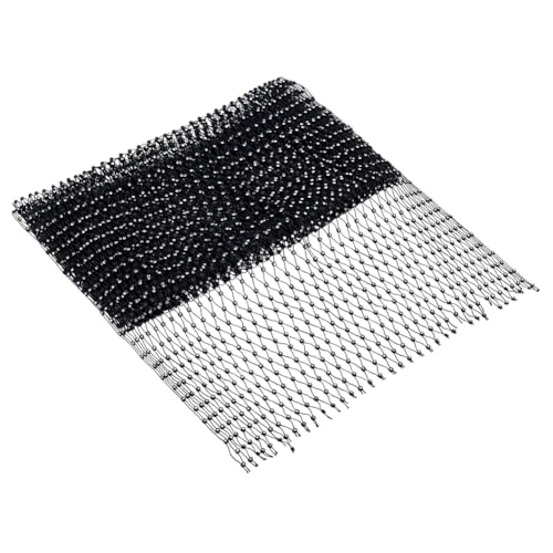 FINGERINSPIRE 1.83 m Kristall Fischnetz 25cm Stoff Funkelndes Stretch Strassnetz Schwarzes Elastisches Paillettennetz Mit Strass Glänzender Stretch Kristall Strass Strass Netzstoff FINGERINSPIRE 1.83 m Kristall Fischnetz 25cm Stoff Funkelndes Stretch Strassnetz Schwarzes Elastisches Paillettennetz Mit Strass Glänzender Stretch Kristall Strass Strass Netzstoff von FINGERINSPIRE