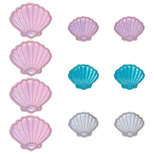FINGERINSPIRE 10 Stück Muschel Stickerei Aufnäher 3 Farbe Stoff Muschelform Aufnäher Zum Aufbügeln/Aufnähen Handgefertigte Dekorative Reparaturapplikationen Für Kleidung Rucksack Schuhe Kleid Dekor FINGERINSPIRE 10 Stück Muschel Stickerei Aufnäher 3 Farbe Stoff Muschelform Aufnäher Zum Aufbügeln/Aufnähen Handgefertigte Dekorative Reparaturapplikationen Für Kleidung Rucksack Schuhe Kleid Dekor von FINGERINSPIRE