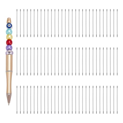 FINGERINSPIRE 100 Stück Metallrohlinge Für Perlenstifte 73x1.8mm 304 Stiftstäbe Aus Edelstahl DIY Kugelschreiber Minen Ersatzteile Zum Basteln von Perlenstiften Mit Aufbewahrungsbox Aus Kunststoff FINGERINSPIRE 100 Stück Metallrohlinge Für Perlenstifte 73x1.8mm 304 Stiftstäbe Aus Edelstahl DIY Kugelschreiber Minen Ersatzteile Zum Basteln von Perlenstiften Mit Aufbewahrungsbox Aus Kunststoff von FINGERINSPIRE