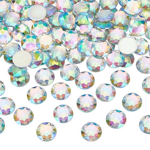 FINGERINSPIRE 110 STK. Flache Rückseite Runde Acryl Strasssteine 20mm ab Farbkreis Kristalle Bling Juwelen Verzierungen Facettierte Acryl Strasssteine Mit Behälter Zur Kostümherstellung Für Cosplay FINGERINSPIRE 110 STK. Flache Rückseite Runde Acryl Strasssteine 20mm ab Farbkreis Kristalle Bling Juwelen Verzierungen Facettierte Acryl Strasssteine Mit Behälter Zur Kostümherstellung Für Cosplay von FINGERINSPIRE