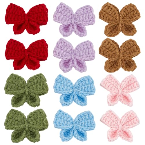 FINGERINSPIRE 12 Stück 6 Farben Häkelapplikation Mit Schleife 41x56.5mm Gehäkelte Schleife Gestrickter Stoffaufnäher Mit Schleife Aufnäher Zum Aufnähen Stoff Strickapplikationen Schleifenaufnäher FINGERINSPIRE 12 Stück 6 Farben Häkelapplikation Mit Schleife 41x56.5mm Gehäkelte Schleife Gestrickter Stoffaufnäher Mit Schleife Aufnäher Zum Aufnähen Stoff Strickapplikationen Schleifenaufnäher von FINGERINSPIRE