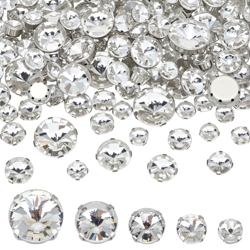 FINGERINSPIRE 120 Flacher Runder Kristall Strass Zum Aufnähen Klare Strasssteine Zum Nähen Mit Platinierten Messingstiften Tassenverzierung Strasssteine Mit Löchern Für Kleidung Schuhe Dekoration FINGERINSPIRE 120 Flacher Runder Kristall Strass Zum Aufnähen Klare Strasssteine Zum Nähen Mit Platinierten Messingstiften Tassenverzierung Strasssteine Mit Löchern Für Kleidung Schuhe Dekoration von FINGERINSPIRE