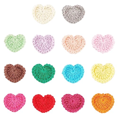 FINGERINSPIRE 14 Stück Herzförmige Häkelapplikationen 30x35 mm Handgefertigtes Garn Gestrickt Zum Aufnähen Stoffflicken Herzförmige Häkelflicken Für Kleidung Reparatur DIY Basteln Dekoration FINGERINSPIRE 14 Stück Herzförmige Häkelapplikationen 30x35 mm Handgefertigtes Garn Gestrickt Zum Aufnähen Stoffflicken Herzförmige Häkelflicken Für Kleidung Reparatur DIY Basteln Dekoration von FINGERINSPIRE