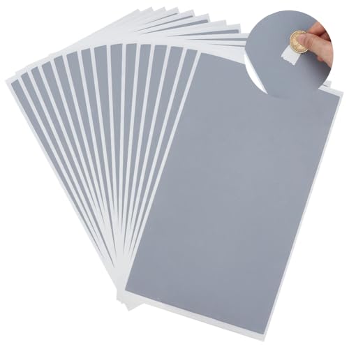 FINGERINSPIRE 15 Stück Rubbelaufkleber Zum Vollständigen Abkratzen 210x110mm Selbstklebende Rechteckige DIY Etiketten Graue Rubbelaufkleber Rubbeletiketten Für Lotterielose Tombola Kartenerstellung FINGERINSPIRE 15 Stück Rubbelaufkleber Zum Vollständigen Abkratzen 210x110mm Selbstklebende Rechteckige DIY Etiketten Graue Rubbelaufkleber Rubbeletiketten Für Lotterielose Tombola Kartenerstellung von FINGERINSPIRE