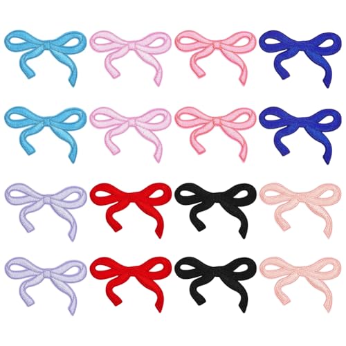 FINGERINSPIRE 16 Stück 8 Farben Schleife Zum Aufbügeln 51x75mm Rosa Schleife Patches Applikationen Schleife Polyester Patch Schleife Stickapplikation Schleife Aufgenähte Patches Für Rucksack Kleid FINGERINSPIRE 16 Stück 8 Farben Schleife Zum Aufbügeln 51x75mm Rosa Schleife Patches Applikationen Schleife Polyester Patch Schleife Stickapplikation Schleife Aufgenähte Patches Für Rucksack Kleid von FINGERINSPIRE