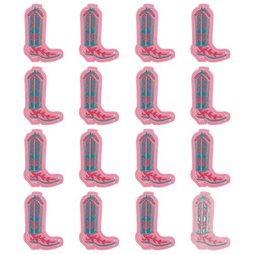 FINGERINSPIRE 16 Stück Cowgirl Stiefel Stoffflicken 8x4.9cm Computergesteuerte Stickerei Stiefelflicken Zum Aufbügeln Applikationen Für Western Langstiefel Nähapplikationen Für Jeans Dekoration FINGERINSPIRE 16 Stück Cowgirl Stiefel Stoffflicken 8x4.9cm Computergesteuerte Stickerei Stiefelflicken Zum Aufbügeln Applikationen Für Western Langstiefel Nähapplikationen Für Jeans Dekoration von FINGERINSPIRE
