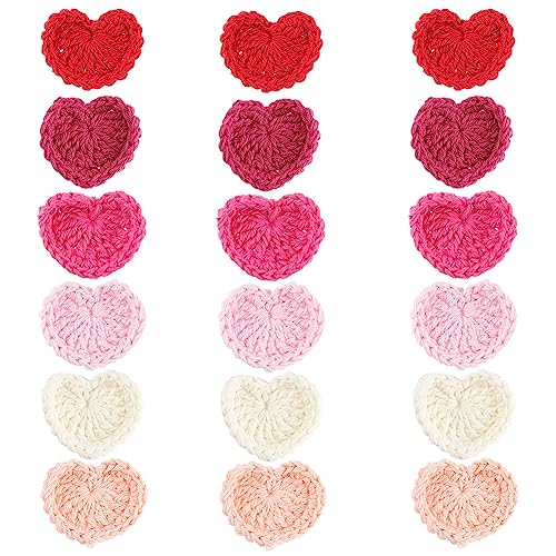 FINGERINSPIRE 18 Stück Liebesherz Häkelapplikationen Herzförmige Baumwoll Häkelflicken Farben Herz Handgefertigter Stoffflicken Ornament Zubehör Für Kleidung Reparatur DIY Nähen Basteln Dekoration FINGERINSPIRE 18 Stück Liebesherz Häkelapplikationen Herzförmige Baumwoll Häkelflicken Farben Herz Handgefertigter Stoffflicken Ornament Zubehör Für Kleidung Reparatur DIY Nähen Basteln Dekoration von FINGERINSPIRE