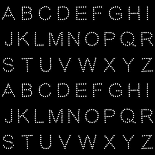 FINGERINSPIRE 2 Blatt Alphabet Strass Aufbügler Glitzernd 26 Buchstaben Strass Aufnäher Hot Melt Strass Aufnäher Alphabet Muster Aufbügler Für Hochzeitskleidung Kleiderdekor FINGERINSPIRE 2 Blatt Alphabet Strass Aufbügler Glitzernd 26 Buchstaben Strass Aufnäher Hot Melt Strass Aufnäher Alphabet Muster Aufbügler Für Hochzeitskleidung Kleiderdekor von FINGERINSPIRE