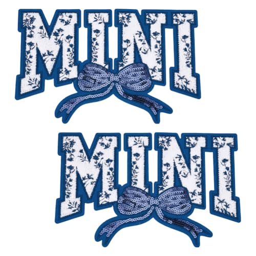 FINGERINSPIRE 2 Stück Mini Pailletten Flicken Mit Gesticktem Wort Königsblaue Schleife Zum Aufbügeln Pailletten Applikation 126x200mm Groß Glitzer Pailletten Flicken Metallische Pailletten Aufnäher FINGERINSPIRE 2 Stück Mini Pailletten Flicken Mit Gesticktem Wort Königsblaue Schleife Zum Aufbügeln Pailletten Applikation 126x200mm Groß Glitzer Pailletten Flicken Metallische Pailletten Aufnäher von FINGERINSPIRE