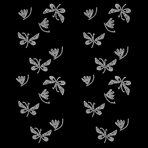 FINGERINSPIRE 2 Stück Schmetterlings Strasssteine Zum Aufbügeln Glitzernde Kristalle Schmetterlinge Muster Strass Aufnäher Hotfix Strass Aufnäher Tier Aufnäher Zum Aufbügeln Für Kleidung Dekoration FINGERINSPIRE 2 Stück Schmetterlings Strasssteine Zum Aufbügeln Glitzernde Kristalle Schmetterlinge Muster Strass Aufnäher Hotfix Strass Aufnäher Tier Aufnäher Zum Aufbügeln Für Kleidung Dekoration von FINGERINSPIRE