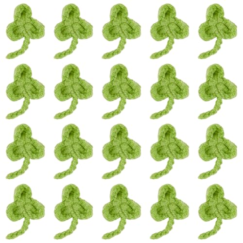FINGERINSPIRE 20 Stück Gehäkelter Grüner Kleeblatt Aufnäher 40x27mm Kleeblatt Nähaufnäher Grünes Blatt Bestickte Aufnäher Bestickte Applikation Zum Dekorieren von Kleidung Kunsthandwerk FINGERINSPIRE 20 Stück Gehäkelter Grüner Kleeblatt Aufnäher 40x27mm Kleeblatt Nähaufnäher Grünes Blatt Bestickte Aufnäher Bestickte Applikation Zum Dekorieren von Kleidung Kunsthandwerk von FINGERINSPIRE