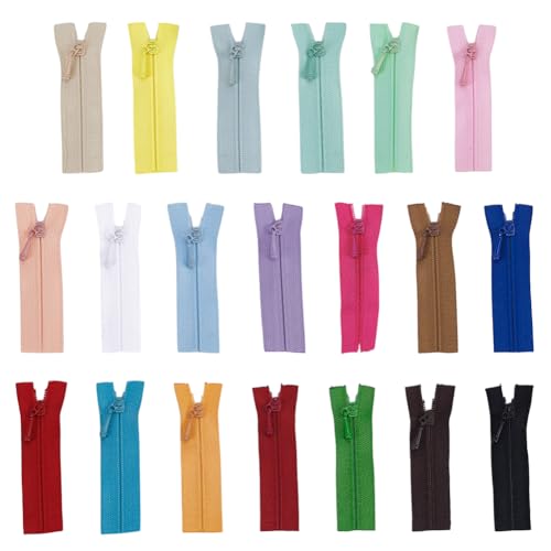 FINGERINSPIRE 20 Stück Winzige Reißverschlüsse Zum Nähen von Puppenkleidung 6cm Lang 20 Farben Nylon Reißverschluss Mit Reißverschlussschieber Aus Legierung Bunte Mini Reißverschlüsse Für Kleidung FINGERINSPIRE 20 Stück Winzige Reißverschlüsse Zum Nähen von Puppenkleidung 6cm Lang 20 Farben Nylon Reißverschluss Mit Reißverschlussschieber Aus Legierung Bunte Mini Reißverschlüsse Für Kleidung von FINGERINSPIRE