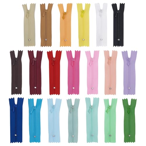 FINGERINSPIRE 20 Stück Winzige Reißverschlüsse Zum Nähen von Puppenkleidung 9.8cm Lang 20 Farben Nylon Reißverschluss Mit Reißverschlussschieber Aus Legierung Bunte Mini Reißverschlüsse Für Kleidung FINGERINSPIRE 20 Stück Winzige Reißverschlüsse Zum Nähen von Puppenkleidung 9.8cm Lang 20 Farben Nylon Reißverschluss Mit Reißverschlussschieber Aus Legierung Bunte Mini Reißverschlüsse Für Kleidung von FINGERINSPIRE