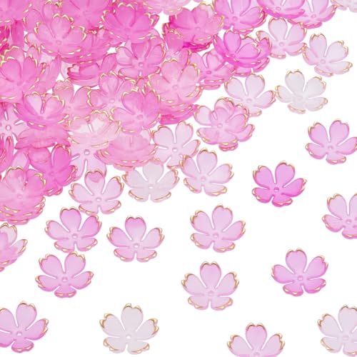 FINGERINSPIRE 200 Stück Acrylblütenperlen 17.5x18x5mm 5 Blättrige Acrylblüten Charms Vergoldete Mini Abstandshalterperlen Für Armbänder Halsketten Ohrringe Schmuckherstellung FINGERINSPIRE 200 Stück Acrylblütenperlen 17.5x18x5mm 5 Blättrige Acrylblüten Charms Vergoldete Mini Abstandshalterperlen Für Armbänder Halsketten Ohrringe Schmuckherstellung von FINGERINSPIRE