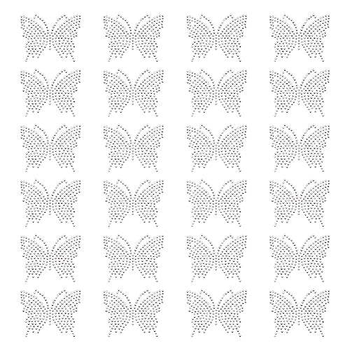 FINGERINSPIRE 24 Blatt Schmetterlings Strasssteine Zum Aufbügeln Hotfix Transfer Applikationen Glitzernde Schmetterlings Heißschmelz Strasskristall Flicken Für Kleider Schuhe Kleidungsstücke Dekor FINGERINSPIRE 24 Blatt Schmetterlings Strasssteine Zum Aufbügeln Hotfix Transfer Applikationen Glitzernde Schmetterlings Heißschmelz Strasskristall Flicken Für Kleider Schuhe Kleidungsstücke Dekor von FINGERINSPIRE