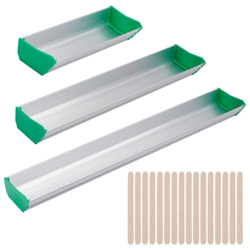 FINGERINSPIRE 3 Scoop Coater Größe 16.5/30.5/41.5cm Aluminium Screen Coater Mit 50 Holz Cakesicle Sticks Dual Edge Emulsion Scoop Platinum Scoop Coating Tool Für Siebdruck Zubehör FINGERINSPIRE 3 Scoop Coater Größe 16.5/30.5/41.5cm Aluminium Screen Coater Mit 50 Holz Cakesicle Sticks Dual Edge Emulsion Scoop Platinum Scoop Coating Tool Für Siebdruck Zubehör von FINGERINSPIRE