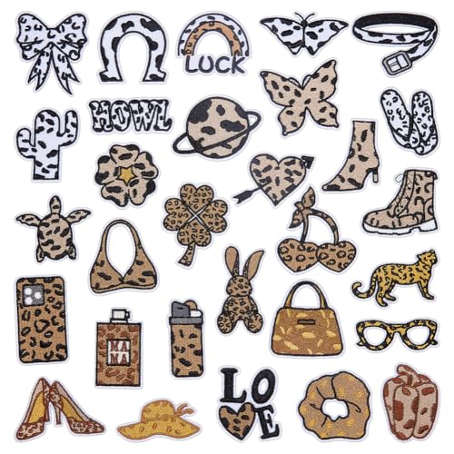 FINGERINSPIRE 30 Stück Aufnäher Mit Leopardenmuster Zum Aufbügeln 30 Stile Polyester Stickapplikation Für Kleidung Zum Aufnähen Mit Leopardenmuster Dekorative Aufnäher Für Rucksäcke Jeans Jacken Hüte FINGERINSPIRE 30 Stück Aufnäher Mit Leopardenmuster Zum Aufbügeln 30 Stile Polyester Stickapplikation Für Kleidung Zum Aufnähen Mit Leopardenmuster Dekorative Aufnäher Für Rucksäcke Jeans Jacken Hüte von FINGERINSPIRE