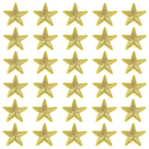 FINGERINSPIRE 30 Stück Fünfzackige Stern Stickerei Aufnäher 44x43mm Gelbes Pentagramm Zum Aufbügeln Auf Stoff Applikation 5 Zackiger Stern Nähflicken Kleidungsreparatur Dekor Flicken Für Rucksack FINGERINSPIRE 30 Stück Fünfzackige Stern Stickerei Aufnäher 44x43mm Gelbes Pentagramm Zum Aufbügeln Auf Stoff Applikation 5 Zackiger Stern Nähflicken Kleidungsreparatur Dekor Flicken Für Rucksack von FINGERINSPIRE