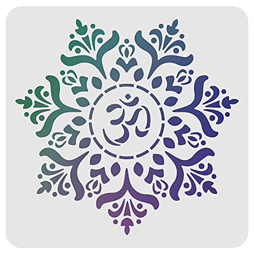 FINGERINSPIRE Große Blume Mandala Malerei Vorlage 30x30cm Wiederverwendbare Kunststoff Schablone für Boden Wandfliese Schablonen Malerei FINGERINSPIRE Große Blume Mandala Malerei Vorlage 30x30cm Wiederverwendbare Kunststoff Schablone für Boden Wandfliese Schablonen Malerei von FINGERINSPIRE