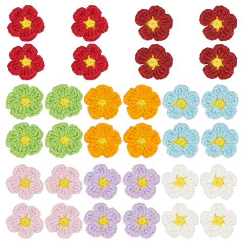 FINGERINSPIRE 32 Stück Häkelblumen Applikation 8 Farben Baumwoll Strickblumen Flicken Handgefertigte Strickblumen Flicken Gehäkelte Blumen Kostüm Accessoires Für Kleidungsreparatur DIY Basteldekor FINGERINSPIRE 32 Stück Häkelblumen Applikation 8 Farben Baumwoll Strickblumen Flicken Handgefertigte Strickblumen Flicken Gehäkelte Blumen Kostüm Accessoires Für Kleidungsreparatur DIY Basteldekor von FINGERINSPIRE