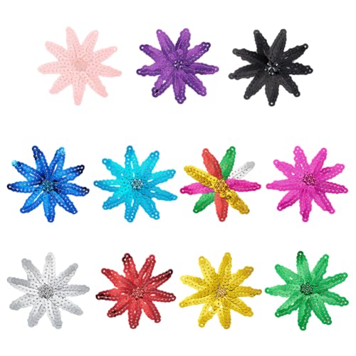 FINGERINSPIRE 33 Stück Pailletten Blumen Perlen Applikation 83mm 11 Farben Pailletten Blumen Nähflicken 9 Blütenblätter Pailletten Perlen Applikationen Aufkleber Zum Nähen von Kleidungsstücken FINGERINSPIRE 33 Stück Pailletten Blumen Perlen Applikation 83mm 11 Farben Pailletten Blumen Nähflicken 9 Blütenblätter Pailletten Perlen Applikationen Aufkleber Zum Nähen von Kleidungsstücken von FINGERINSPIRE