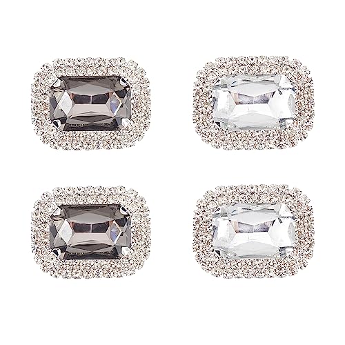 FINGERINSPIRE 4 Stück Strass Kristall Schuhschnalle Transparente Schwarze Strass Schuh Clips Elegante Kristall Metall Schuhschnalle Abnehmbare Paar Schuhschmuck Clips Hochzeit Brautschuh Charms Dekor FINGERINSPIRE 4 Stück Strass Kristall Schuhschnalle Transparente Schwarze Strass Schuh Clips Elegante Kristall Metall Schuhschnalle Abnehmbare Paar Schuhschmuck Clips Hochzeit Brautschuh Charms Dekor von FINGERINSPIRE