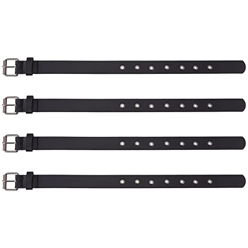 FINGERINSPIRE 4 Stück Traditionelle Kilt Verlängerungsgurte Ledermanschetten Gürtelschnallen 22x400 mm Schwarzes PU Leder Gürtel Mit Quadratischer Metallschnalle Damengürtel Für Mäntel Jacken FINGERINSPIRE 4 Stück Traditionelle Kilt Verlängerungsgurte Ledermanschetten Gürtelschnallen 22x400 mm Schwarzes PU Leder Gürtel Mit Quadratischer Metallschnalle Damengürtel Für Mäntel Jacken von FINGERINSPIRE