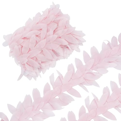 FINGERINSPIRE 4.57 m Rosa 3D Chiffon Blatt Plissee Besatz 125mm Breites Polyester Blatt Spitzenband 120D Chiffon Spitzenbesatz DIY Spitzenkleid Dekor Tüllstoff Nähbesatz Kleidungszubehör FINGERINSPIRE 4.57 m Rosa 3D Chiffon Blatt Plissee Besatz 125mm Breites Polyester Blatt Spitzenband 120D Chiffon Spitzenbesatz DIY Spitzenkleid Dekor Tüllstoff Nähbesatz Kleidungszubehör von FINGERINSPIRE
