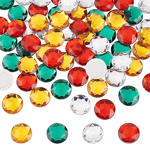 FINGERINSPIRE 48 Stück 30 mm Runde Acryl Strasssteine Mit Flacher Rückseite Zum Aufkleben Auf Kunststoff Edelsteine Rot Grün Durchsichtig Gelb Selbstklebende Juwelenverzierungen Für Weihnachtsdekor FINGERINSPIRE 48 Stück 30 mm Runde Acryl Strasssteine Mit Flacher Rückseite Zum Aufkleben Auf Kunststoff Edelsteine Rot Grün Durchsichtig Gelb Selbstklebende Juwelenverzierungen Für Weihnachtsdekor von FINGERINSPIRE
