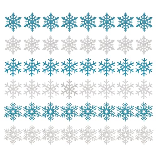 FINGERINSPIRE 48 Stück Dekorative Schneeflocken Flicken 6 Stile Schneeflocken Glitzerpuder Applikationen Schneeflocken Applikationen Aus Vliesstoff Dekorative Aufnäher Zum Aufnähen Weihnachts Flicken FINGERINSPIRE 48 Stück Dekorative Schneeflocken Flicken 6 Stile Schneeflocken Glitzerpuder Applikationen Schneeflocken Applikationen Aus Vliesstoff Dekorative Aufnäher Zum Aufnähen Weihnachts Flicken von FINGERINSPIRE