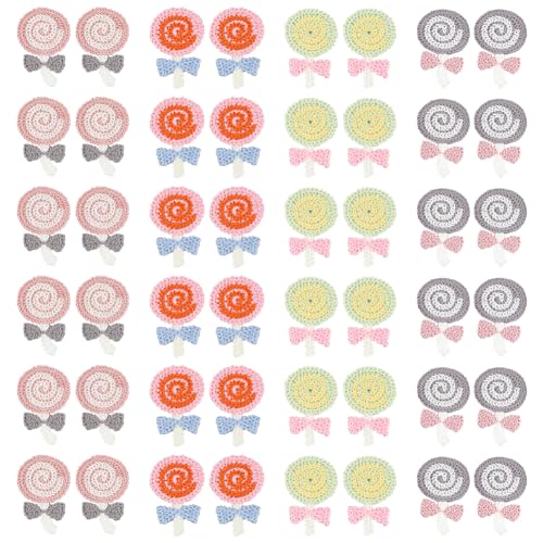 FINGERINSPIRE 48 Stück Lollipop Häkelflicken 4 Farben Zum Aufnähen Bestickte Applikation Lollipop Form Polyester Häkelflicken Zum Nähen DIY Bastelflicken Für Kleidung Jeans Dekoration FINGERINSPIRE 48 Stück Lollipop Häkelflicken 4 Farben Zum Aufnähen Bestickte Applikation Lollipop Form Polyester Häkelflicken Zum Nähen DIY Bastelflicken Für Kleidung Jeans Dekoration von FINGERINSPIRE
