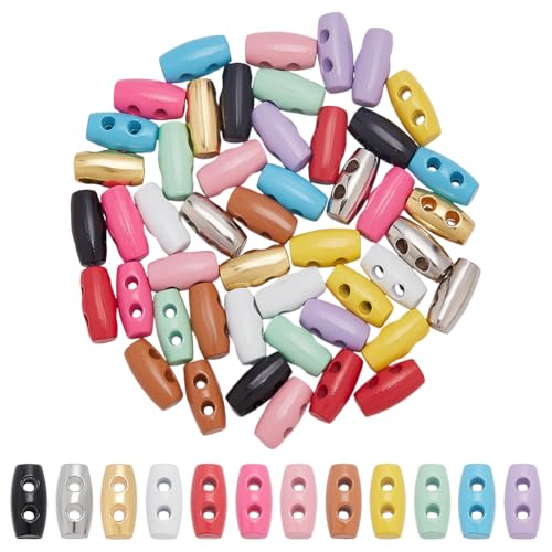 FINGERINSPIRE 48 Stück Mini Knebelknöpfe Aus Legierung 10mm 2 Löcher Winziger Metall Knebelknopf Aus Horn 12 Farben Nähhorn Knebelknöpfe Aus Legierung Pullover Und Mantelknöpfe Für Jacken Kleidung FINGERINSPIRE 48 Stück Mini Knebelknöpfe Aus Legierung 10mm 2 Löcher Winziger Metall Knebelknopf Aus Horn 12 Farben Nähhorn Knebelknöpfe Aus Legierung Pullover Und Mantelknöpfe Für Jacken Kleidung von FINGERINSPIRE