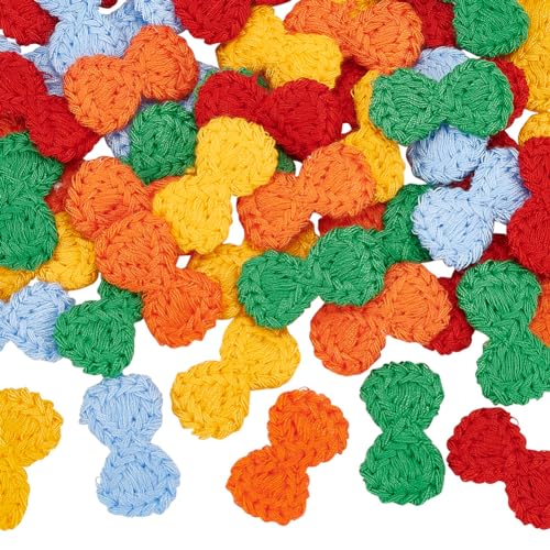 FINGERINSPIRE 50 Stück Häkelflicken Mit Mini Schleifen 5 Farben Häkel Schleifenknoten Applikationsflicken 26x15 mm Kleine Fliege Aufnäher Reparaturflicken Für Jacken Kleider Kleidung Taschen DIY FINGERINSPIRE 50 Stück Häkelflicken Mit Mini Schleifen 5 Farben Häkel Schleifenknoten Applikationsflicken 26x15 mm Kleine Fliege Aufnäher Reparaturflicken Für Jacken Kleider Kleidung Taschen DIY von FINGERINSPIRE