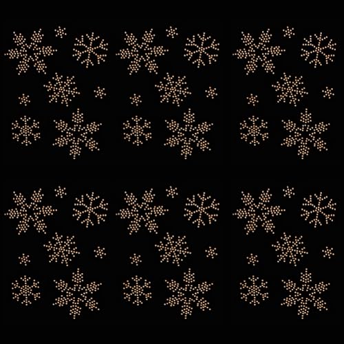 FINGERINSPIRE 6 Bogen Schneeflocken Strass Bügelbild 48 Stück Hotfix Applikationen Aus Glas In Schneeflockenform Glitzer Strass Aufnäher In Biskuitfarben Für Weihnachtskleidungsdekor FINGERINSPIRE 6 Bogen Schneeflocken Strass Bügelbild 48 Stück Hotfix Applikationen Aus Glas In Schneeflockenform Glitzer Strass Aufnäher In Biskuitfarben Für Weihnachtskleidungsdekor von FINGERINSPIRE